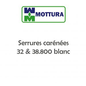 Mottura serrure 32-38.800 blanc