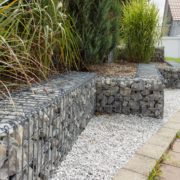 Obstacle en gabion